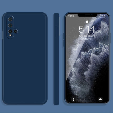 Solid Color Imitation Liquid Silicone Straight Edge Dropproof Full Coverage Protective Case, For Huawei nova 5i Pro / 5z, For Huawei nova 5 Pro