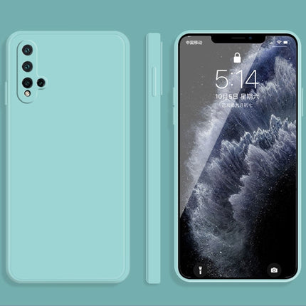 Solid Color Imitation Liquid Silicone Straight Edge Dropproof Full Coverage Protective Case, For Huawei nova 5i Pro / 5z, For Huawei nova 5 Pro