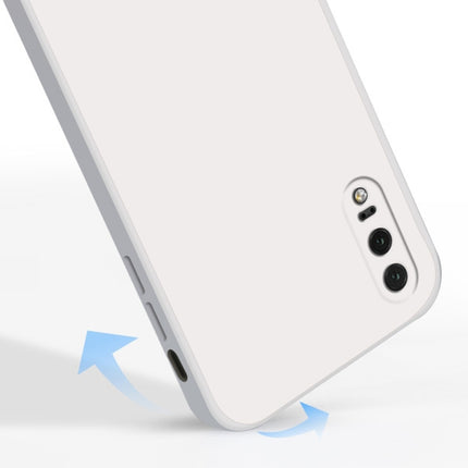 Solid Color Imitation Liquid Silicone Straight Edge Dropproof Full Coverage Protective Case, For Huawei P20, For Huawei P20 Pro