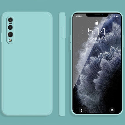 Solid Color Imitation Liquid Silicone Straight Edge Dropproof Full Coverage Protective Case, For Huawei P20, For Huawei P20 Pro