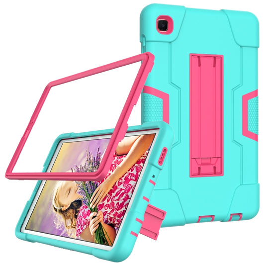 Contrast Color Robot Shockproof Silicone + PC Protective Case with Holder, For Samsung Galaxy Tab A7 Lite T225, For Samsung Galaxy Tab A7 10.4 (2020)