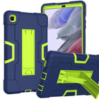 For Samsung Galaxy Tab A7 Lite T225 / Navy Blue + Yellow Green
