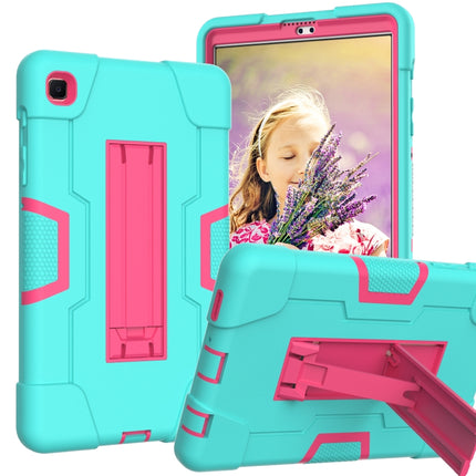 Contrast Color Robot Shockproof Silicone + PC Protective Case with Holder, For Samsung Galaxy Tab A7 Lite T225, For Samsung Galaxy Tab A7 10.4 (2020)
