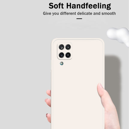 Solid Color Imitation Liquid Silicone Straight Edge Dropproof Full Coverage Protective Case, For Samsung Galaxy A12 5G, For Samsung Galaxy A21s