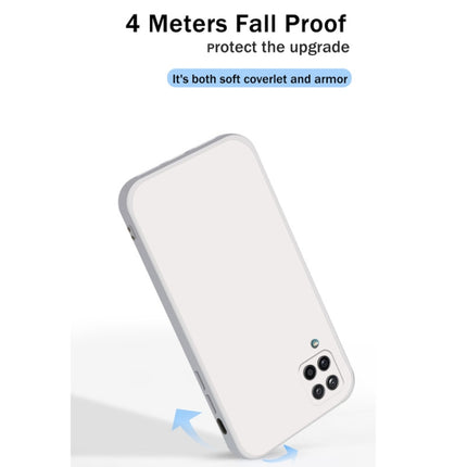 Solid Color Imitation Liquid Silicone Straight Edge Dropproof Full Coverage Protective Case, For Samsung Galaxy A12 5G, For Samsung Galaxy A21s