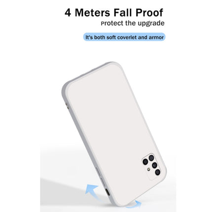 Solid Color Imitation Liquid Silicone Straight Edge Dropproof Full Coverage Protective Case, For Samsung Galaxy A31, For Samsung Galaxy A42 5G