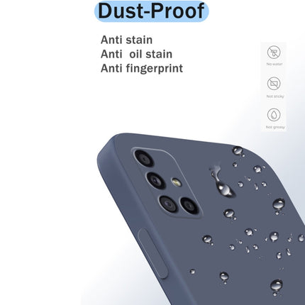 Solid Color Imitation Liquid Silicone Straight Edge Dropproof Full Coverage Protective Case, For Samsung Galaxy A31, For Samsung Galaxy A42 5G