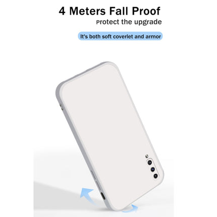 Solid Color Imitation Liquid Silicone Straight Edge Dropproof Full Coverage Protective Case, For Samsung Galaxy A50, For Samsung Galaxy A71