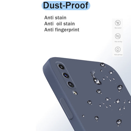 Solid Color Imitation Liquid Silicone Straight Edge Dropproof Full Coverage Protective Case, For Samsung Galaxy A50, For Samsung Galaxy A71