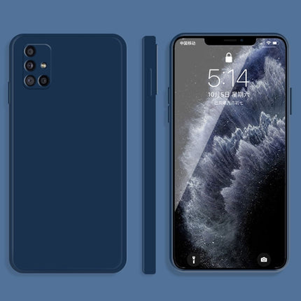 Solid Color Imitation Liquid Silicone Straight Edge Dropproof Full Coverage Protective Case, For Samsung Galaxy A50, For Samsung Galaxy A71
