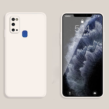 Solid Color Imitation Liquid Silicone Straight Edge Dropproof Full Coverage Protective Case, For Samsung Galaxy M31, For Samsung Galaxy M51, For Samsung Galaxy S20