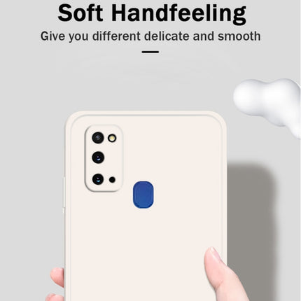 Solid Color Imitation Liquid Silicone Straight Edge Dropproof Full Coverage Protective Case, For Samsung Galaxy M31, For Samsung Galaxy M51, For Samsung Galaxy S20
