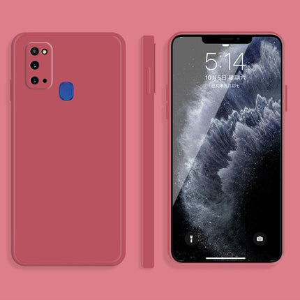 Solid Color Imitation Liquid Silicone Straight Edge Dropproof Full Coverage Protective Case, For Samsung Galaxy M31, For Samsung Galaxy M51, For Samsung Galaxy S20