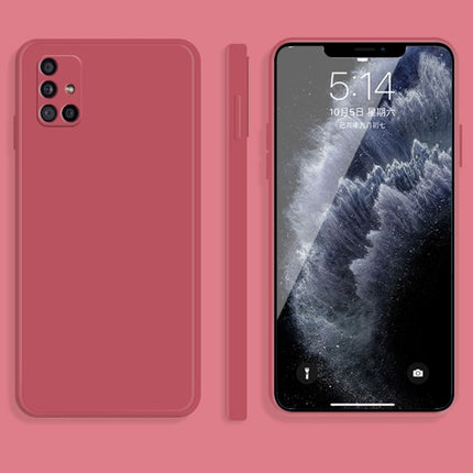 Solid Color Imitation Liquid Silicone Straight Edge Dropproof Full Coverage Protective Case, For Samsung Galaxy M31, For Samsung Galaxy M51, For Samsung Galaxy S20