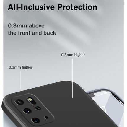 Solid Color Imitation Liquid Silicone Straight Edge Dropproof Full Coverage Protective Case, For Samsung Galaxy S20+, For Samsung Galaxy S20 FE