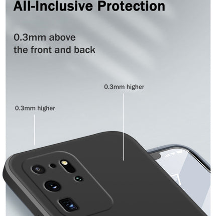 Solid Color Imitation Liquid Silicone Straight Edge Dropproof Full Coverage Protective Case, For Samsung Galaxy S20 Ultra, For Samsung Galaxy S21 5G