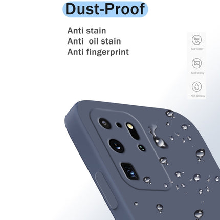 Solid Color Imitation Liquid Silicone Straight Edge Dropproof Full Coverage Protective Case, For Samsung Galaxy S20 Ultra, For Samsung Galaxy S21 5G