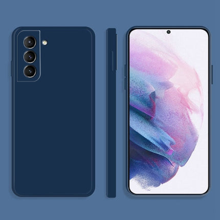 Solid Color Imitation Liquid Silicone Straight Edge Dropproof Full Coverage Protective Case, For Samsung Galaxy S21 Ultra 5G, For Samsung Galaxy S21+ 5G