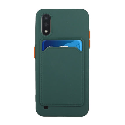Card Slot Design Shockproof TPU Protective, For Samsung Galaxy A01, For Samsung Galaxy A02