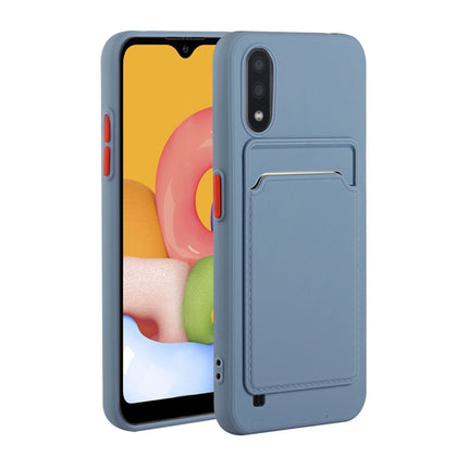 Card Slot Design Shockproof TPU Protective, For Samsung Galaxy A01, For Samsung Galaxy A02