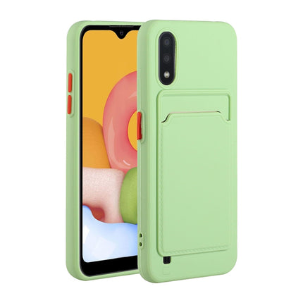 Card Slot Design Shockproof TPU Protective, For Samsung Galaxy A01, For Samsung Galaxy A02