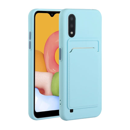 Card Slot Design Shockproof TPU Protective, For Samsung Galaxy A01, For Samsung Galaxy A02