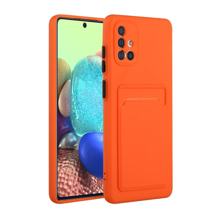 Card Slot Design Shockproof TPU Protective, For Samsung Galaxy A52 5G / 4G, For Samsung Galaxy A71 5G