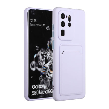 Card Slot Design Shockproof TPU Protective, For Samsung Galaxy S20+, For Samsung Galaxy S20 Ultra