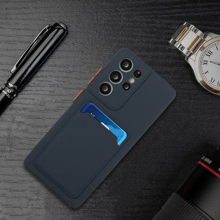 Card Slot Design Shockproof TPU Protective, For Samsung Galaxy S21 Ultra 5G, For Samsung Galaxy S21+ 5G