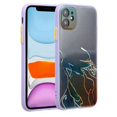 Funda protectora de TPU con estilo de pintura de tinta, para iPhone 11, para iPhone 11 Pro, para iPhone 11 Pro Max, para iPhone 12 mini, para iPhone 12