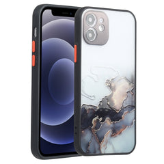 Funda protectora de TPU con estilo de pintura de tinta, para iPhone 11, para iPhone 11 Pro, para iPhone 11 Pro Max, para iPhone 12 mini, para iPhone 12