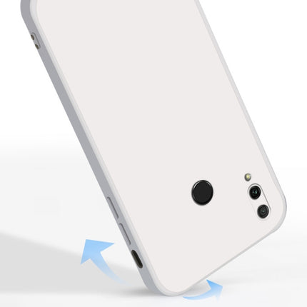 Solid Color Imitation Liquid Silicone Straight Edge Dropproof Full Coverage Protective Case, For Huawei Enjoy 9 Plus, For Huawei Enjoy 10e