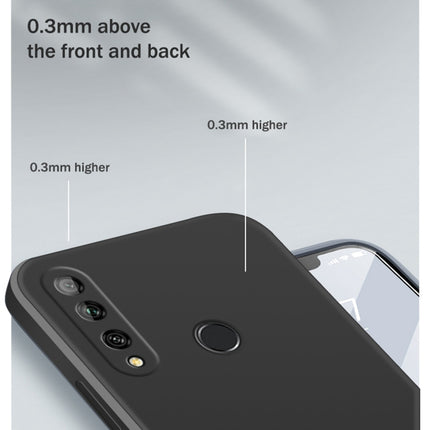 Solid Color Imitation Liquid Silicone Straight Edge Dropproof Full Coverage Protective Case, For Huawei Enjoy 10 Plus, For Huawei Enjoy 10s