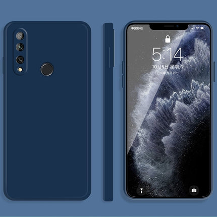 Solid Color Imitation Liquid Silicone Straight Edge Dropproof Full Coverage Protective Case, For Huawei Enjoy 10 Plus, For Huawei Enjoy 10s
