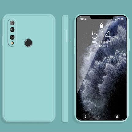 Solid Color Imitation Liquid Silicone Straight Edge Dropproof Full Coverage Protective Case, For Huawei Enjoy 10 Plus, For Huawei Enjoy 10s