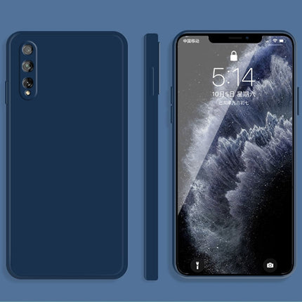 Solid Color Imitation Liquid Silicone Straight Edge Dropproof Full Coverage Protective Case, For Huawei Enjoy 10 Plus, For Huawei Enjoy 10s