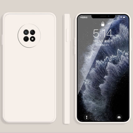 Solid Color Imitation Liquid Silicone Straight Edge Dropproof Full Coverage Protective Case, For Huawei Enjoy 20 Pro, For Huawei Enjoy 20 Plus 5G