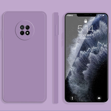 Solid Color Imitation Liquid Silicone Straight Edge Dropproof Full Coverage Protective Case, For Huawei Enjoy 20 Pro, For Huawei Enjoy 20 Plus 5G
