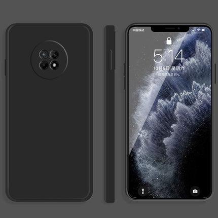 Solid Color Imitation Liquid Silicone Straight Edge Dropproof Full Coverage Protective Case, For Huawei Enjoy 20 Pro, For Huawei Enjoy 20 Plus 5G