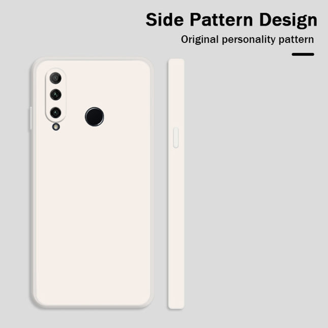 Solid Color Imitation Liquid Silicone Straight Edge Dropproof Full Coverage Protective Case, For Honor 20i, For Honor 20 Pro