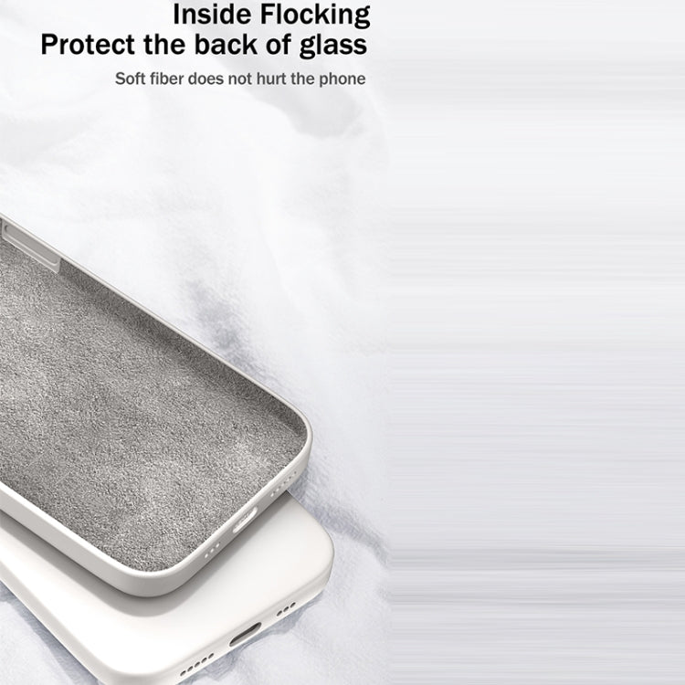 Solid Color Imitation Liquid Silicone Straight Edge Dropproof Full Coverage Protective Case, For iPhone XS Max, For iPhone 11