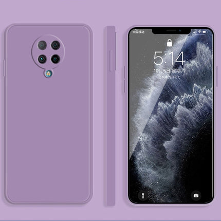 Solid Color Imitation Liquid Silicone Straight Edge Dropproof Full Coverage Protective Case, For Xiaomi Redmi K30, For Xiaomi Redmi K30 Pro