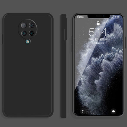Solid Color Imitation Liquid Silicone Straight Edge Dropproof Full Coverage Protective Case, For Xiaomi Redmi K30, For Xiaomi Redmi K30 Pro