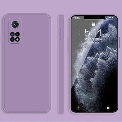 Solid Color Imitation Liquid Silicone Straight Edge Dropproof Full Coverage Protective Case, For Xiaomi Redmi K30S, For Xiaomi Redmi K30 Ultra