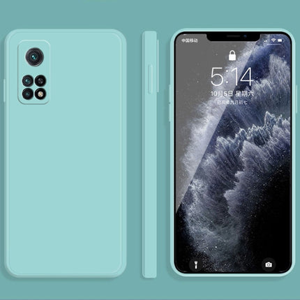 Solid Color Imitation Liquid Silicone Straight Edge Dropproof Full Coverage Protective Case, For Xiaomi Redmi K30S, For Xiaomi Redmi K30 Ultra