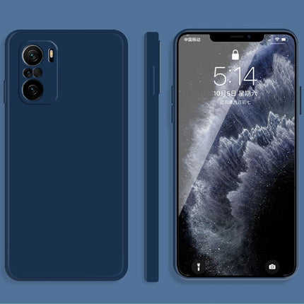 Solid Color Imitation Liquid Silicone Straight Edge Dropproof Full Coverage Protective Case, For Xiaomi Redmi K40, For Xiaomi Redmi K40 Pro