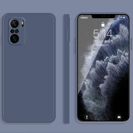 Solid Color Imitation Liquid Silicone Straight Edge Dropproof Full Coverage Protective Case, For Xiaomi Redmi K40, For Xiaomi Redmi K40 Pro