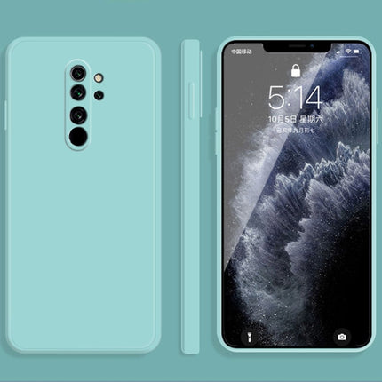 Solid Color Imitation Liquid Silicone Straight Edge Dropproof Full Coverage Protective Case, For Xiaomi Redmi Note 8, For Xiaomi Redmi Note 8 Pro
