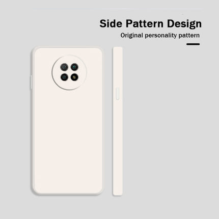Solid Color Imitation Liquid Silicone Straight Edge Dropproof Full Coverage Protective Case, For Xiaomi Redmi Note 9 5G, For Xiaomi Redmi Note 9 Pro