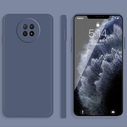 Solid Color Imitation Liquid Silicone Straight Edge Dropproof Full Coverage Protective Case, For Xiaomi Redmi Note 9 5G, For Xiaomi Redmi Note 9 Pro